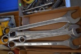 Large Open End Box End Wrenches: 2