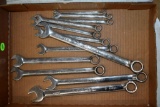 (12) Craftsman Metric Open End Box End Wrenches