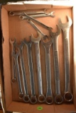 Mostly Craftsman Open End Box End Wrenches, SAE