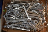 Large Assortment of SAE and Metric Wrenches