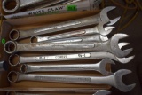 (7) Open End Box End Wrenches, SAE
