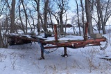 1985 42' Semi Flatbed Trailer, Tandem Axle, Needs Work, Buyer Responsible for Removal