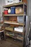 6 Tier Metal and Wood Shelving Unit