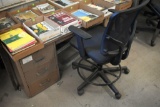 Metal Desk with Office Chair
