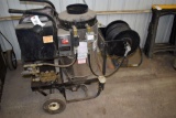 All American Hot Water Pressure Washer, 220V, 3,000 PSI, 4 GPM, Hose Reel & Wand