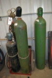 Torch Set with Cart, Tank Ownership Unknown