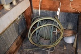 Garden Hose Reel with Garden Hose