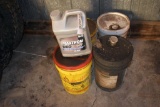 Assorted Open Oil Containers: Unknown Condition