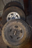 (2) 265x75x16 Tires on Aluminum 8 Bolt Rims, 265x75x16 Tire on 8 Bolt Rim