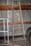 7.5' Total Length Wood Step Ladder