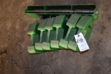 (6) John Deere 40lb Suitcase Weights with Brackets