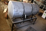Aluminum Saddle Tank on Shop Built Stand
