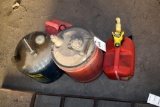 Assorted Gas Cans