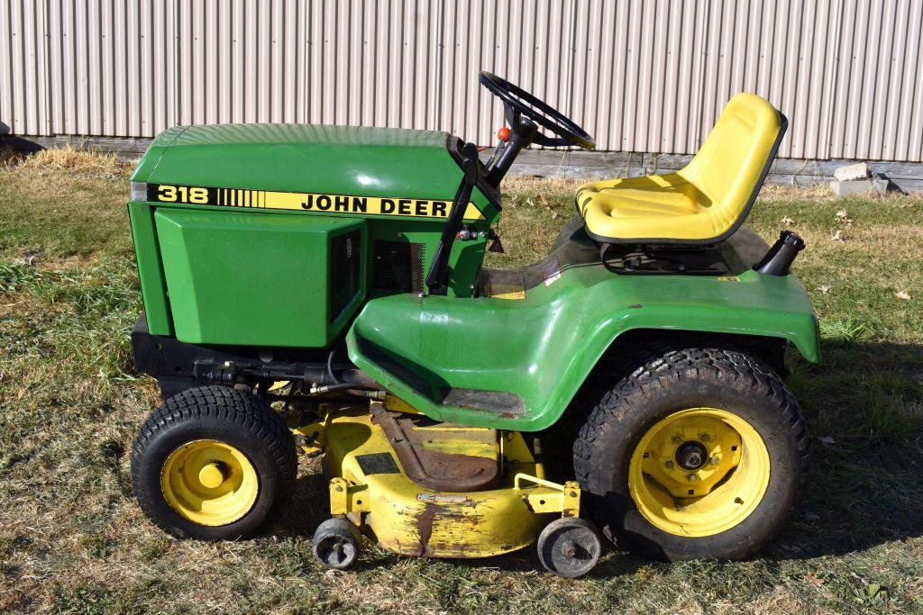 John Deere 318 Garden Tractor Bucket Buy John Deere 318 Lawn