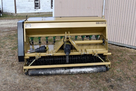 Land Pride Model OS-1572 Overseed Drill, 3 Pt., Solid Stand, 540 PTO, 72" Grain and Grass Seed Box,