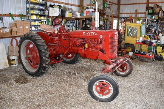 Farmall Super C Tractor, WF, Fast Hitch, 11.2x36 Tires, SN 172549, Motor Free, Non Running