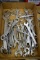 Assortment of Box End Open End Speed Ratchets and Wrenches