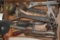 Assorted Tools: Crescent Wrenches, Hammers, Pliers, Vise Grips, Wire Brushes