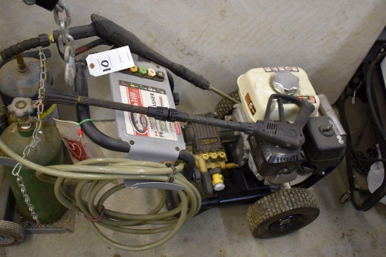 Simpson 3400 PSI 2.5 GPM Cold Water Pressure Washer, with Hose and Wand, Honda GX200 Motor, Motor
