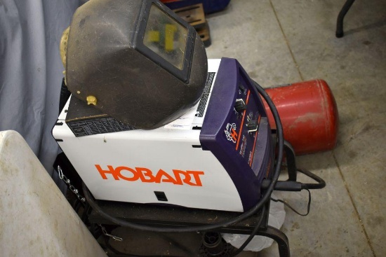 Hobart Handler Model 140 Wire Feed Welder, 115V, Single Phase, Sells with New Box of .35 Wire, On