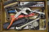 Assorted Tools: Vise Grips, Oil Filter Wrench, Pipe Wrench, Drivers