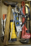 Assorted Tools: Pipe Wrench, Oil Filter Wrench, Vise Grip, Hammer