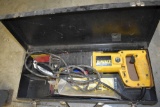 DeWalt Corded Reciprocating Saw with Metal Case and Assorted Blades