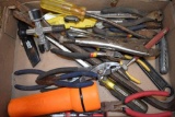 Assorted Tools: Hammers, Vise Grips, Crescent Wrenches, Pry Bar, Needle Nose Pliers and More