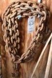 Heavy Duty Log Chain with Hooks, 14'