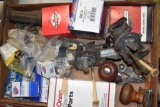 Assortment of Steering Wheel Balls, Key Switches, Grease Cups, Ignition Parts, Carburetor and More