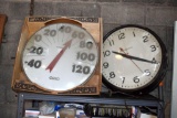 OHIO Thermometer and GE Clock