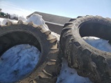 Set of 18.4x34 Tires, No Rims, Unknown Condition