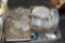 Assorted Porcelain Plates and Dishes, Glass Cups and More