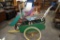 (2) Metal Wheel Barrow, Single Axle Yard Cart