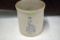 2 Gallon Birch Leaf Crock, Union Logo, Chipped Rim