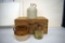 Zinc Jug, Corn Whiskey Advertising Jug, Bean Pot