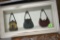 (3) Small Coin Purses in Frame