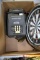 Remington Rand Adding Machine, Paper Cutter, Battery Operated Dart Board Light