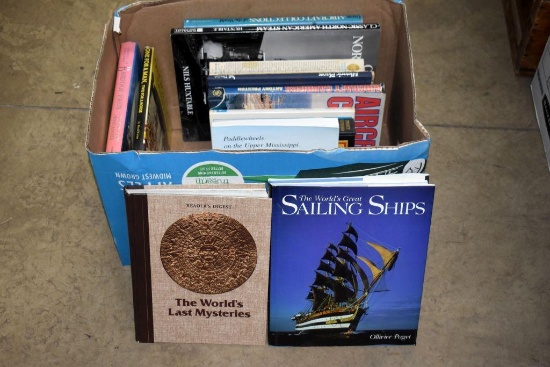 Hard Cover Books: Aircraft, Ships, Trains