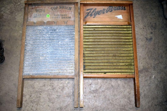 (2) Primitive Wash Boards