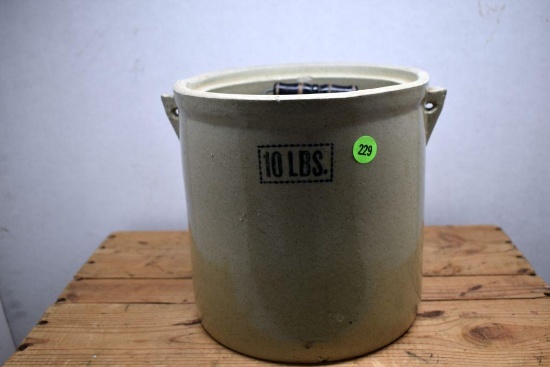 10 Lbs. Bale Handled Butter Tub, 8" Tall, No Lid