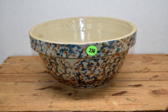Spongeware Mixing Bowl, 9" Diameter