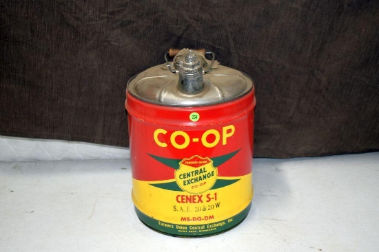 5 Gallon Co-Op Advertising Can