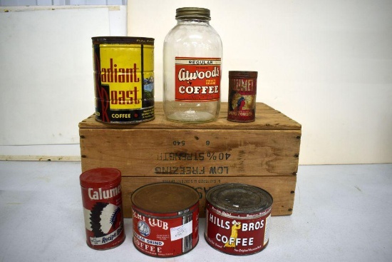 Coffee and Baking Tins, Atwood Coffee Jar