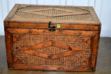 (2) Wicker Chests, 21