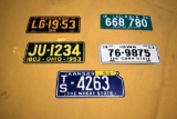 1950's Bicycle License Plates