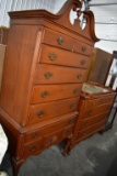 Kling Factories Dependable Furniture 2 Pc Dresser Set, 6 Drawer Dresser with Mirror: 43