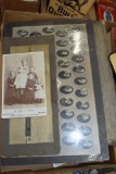 Tray of Several Black and White Photos