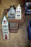 Bird Houses and Garden Decorations