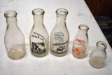 (5) Milk Bottles
